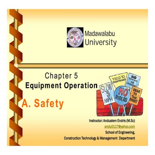 Construction equipment management chapter 5