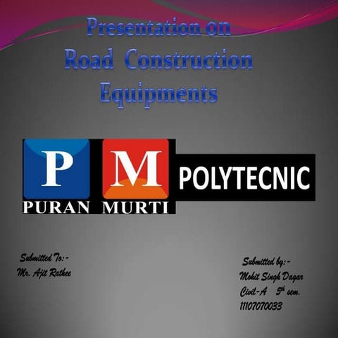 Construction equipments