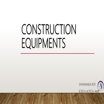 Construction Equipments