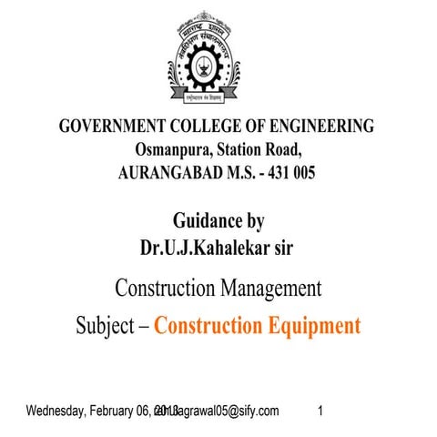 Construction equpiment