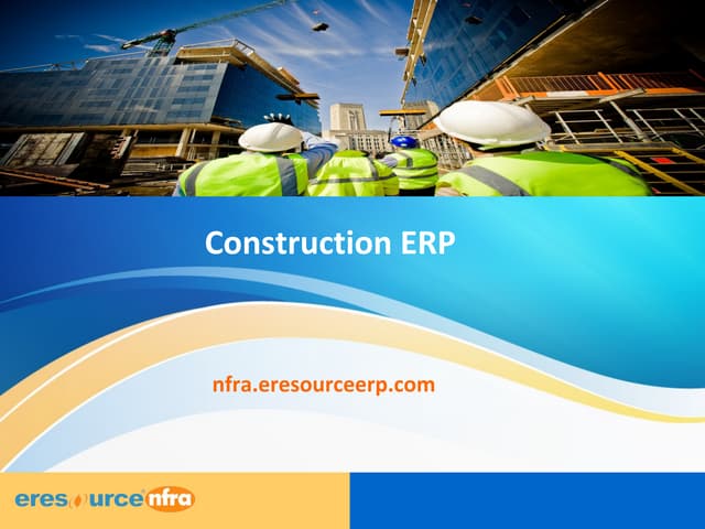 Construction erp ppt
