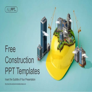 Construction Helmet City PowerPoint Templates (1).pptx