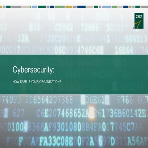 Cybersecurity: How Safe Is Your Organization?