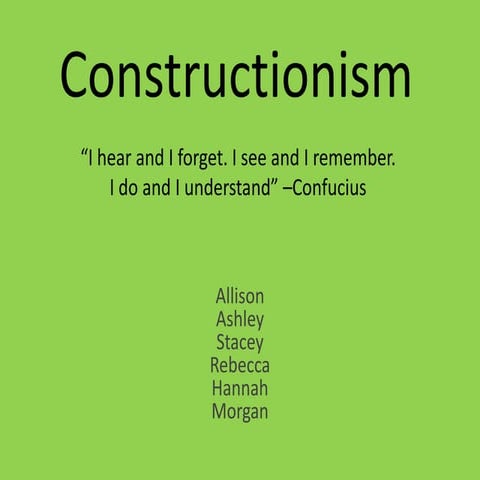 Constructionism