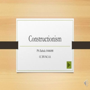 Constructionism