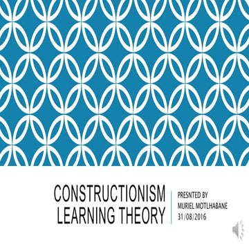Constructionism learning theory narrative