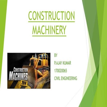 Construction machinery