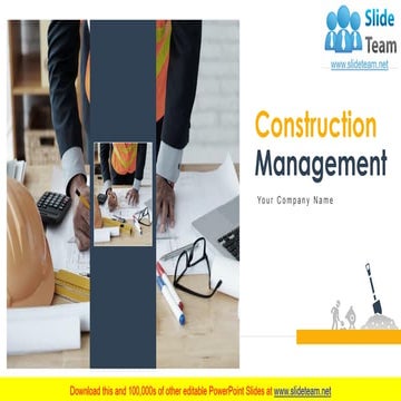 Construction Management PowerPoint Presentation Slides