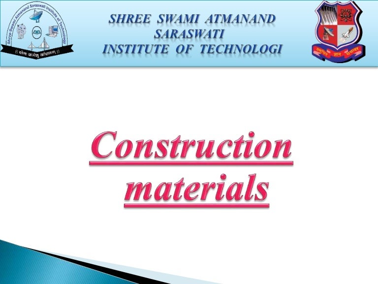 Construction material in civil engineering
