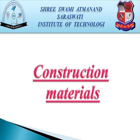 Construction material in civil engineering