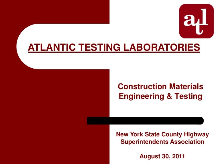 Construction Materials Engineering and Testing