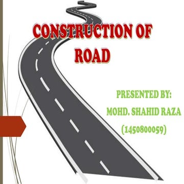 Construction Of Road | PPT