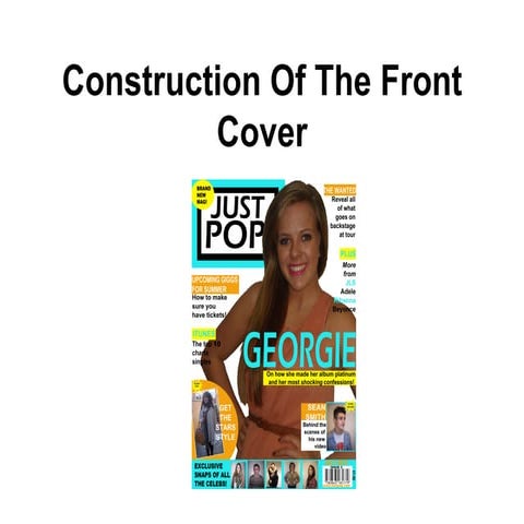 Construction of the front cover