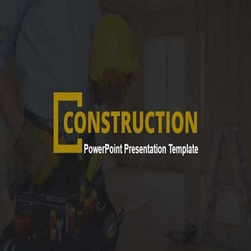 Construction PowerPoint template | PPT
