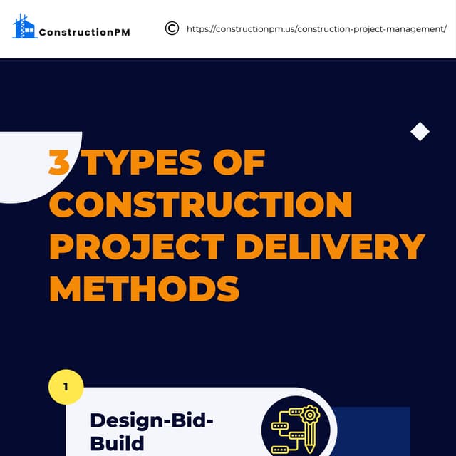 Construction Project Delivery Methods ConstructionPM PDF
