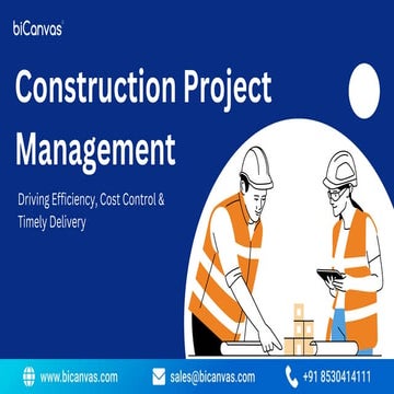5 principles of construction project management | PPTX