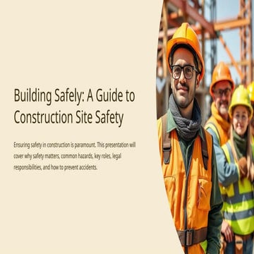 Safety in construction | PPTX