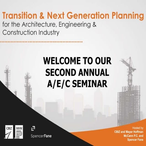 Architecture, Engineering & Construction Seminar - 2015