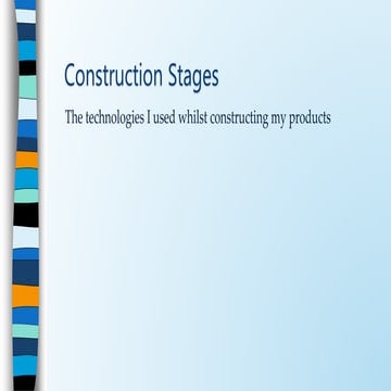 The Technologies I used during the construction stages of my Media coursework