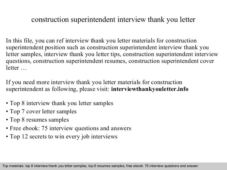sample construction cover letters