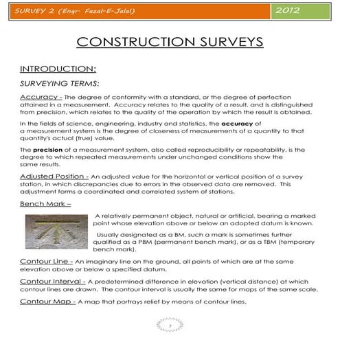 Construction surveys | PDF