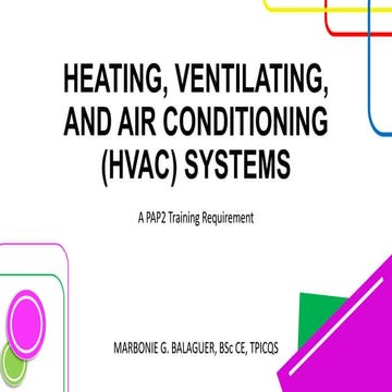 HVAC System | PPTX