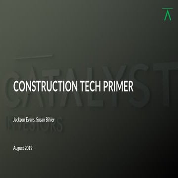 Construction Tech
