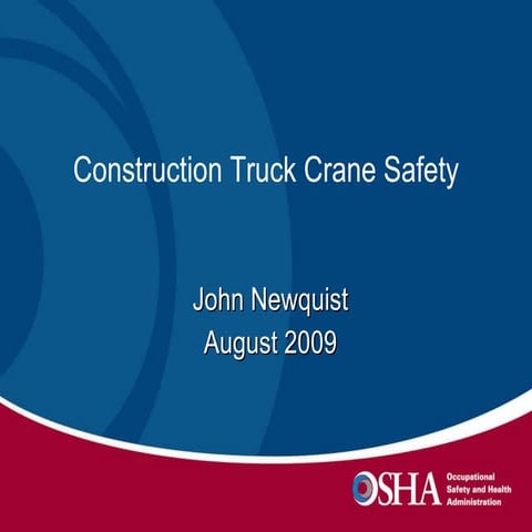 Construction Truck Crane 2009