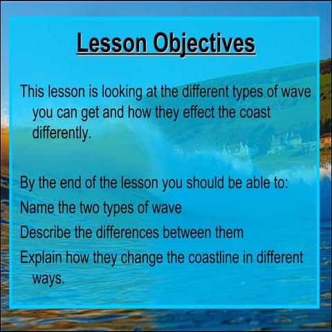 Constructive and destructive waves