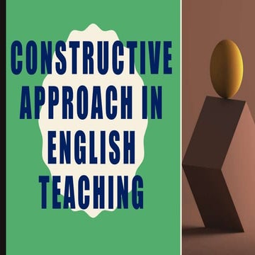 Constructive approach in english teaching