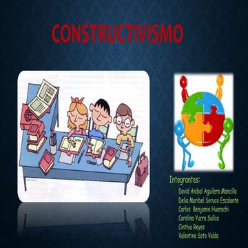 Enfoque constructivista en la educación | PPTX