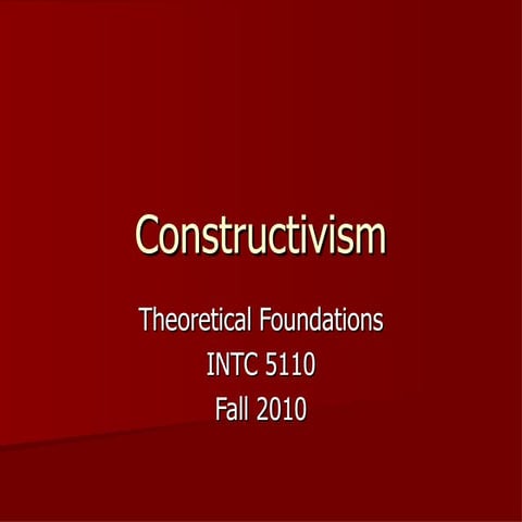 Constructivism