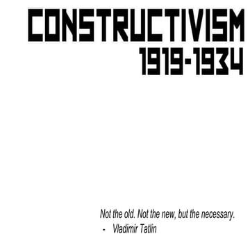 Constructivism