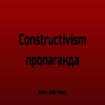 Constructivism