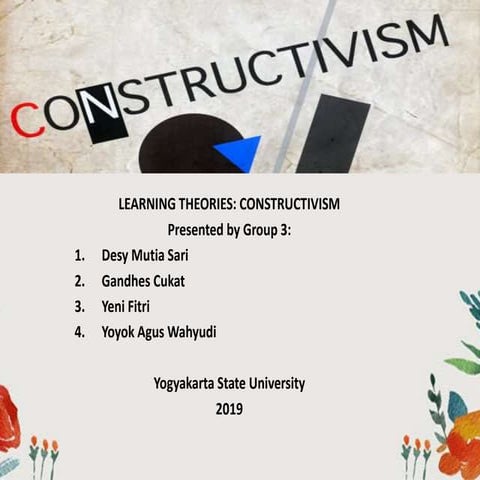 Learning Theories: Constructivism