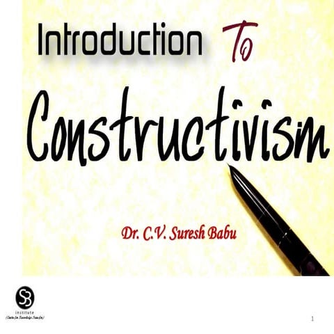 Constructivism introduction