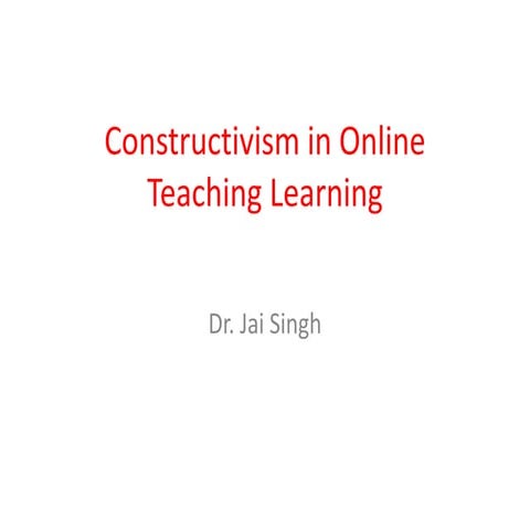 Constructivism learning/Learning Styles