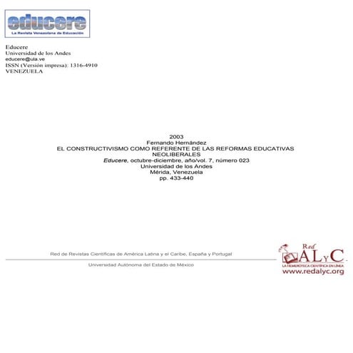 El Constructivismo en el aula | PDF