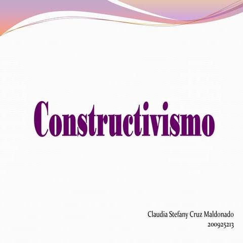 Constructivismo