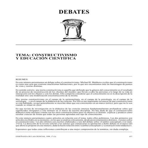 El Constructivismo en el aula | PDF