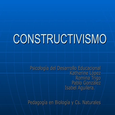 El enfoque constructivista de piaget | PPTX