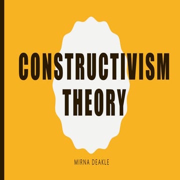 Constructivism ppt deakle