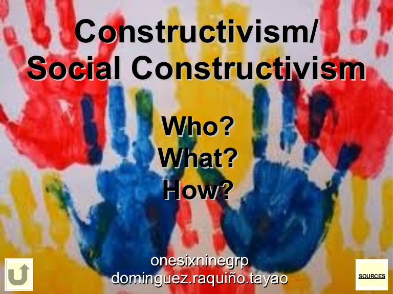social constructivism and social constructionism