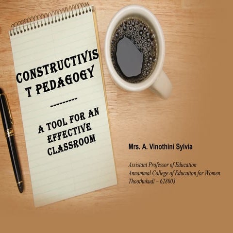 Constructivist pedagogy