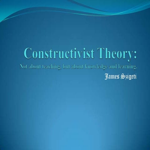 Constructivist theory