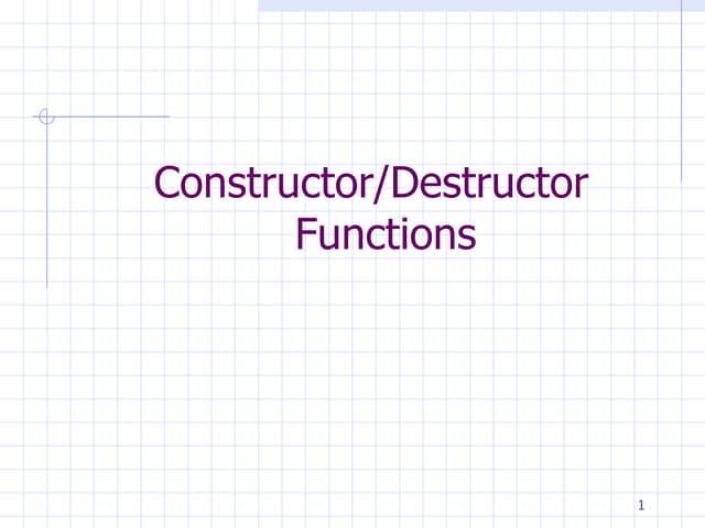 Constructor | PPT