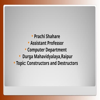 constructor-.pptcucfkifkficuvguvucufjfugugigig | PPT