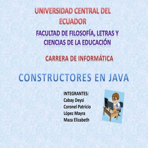 CONSTRUCTORES JAVA