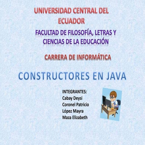 Constructores en Java
