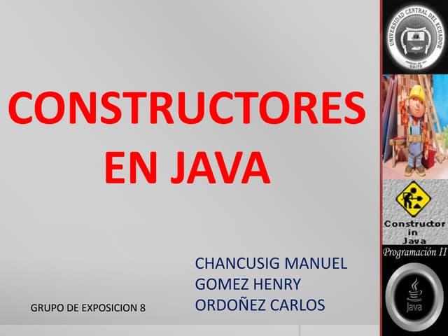 Constructores en java(grupo 8)